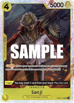 Sanji OP04-104 Kingdoms of Intrigue