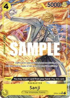Sanji OP04-104 P1 Kingdoms of Intrigue