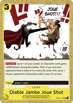 Diable Jambe Joue Shot OP04-116 Kingdoms of Intrigue