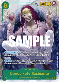 Donquixote Rosinante OP04-119 P1 Kingdoms of Intrigue