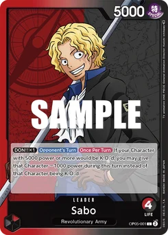 Sabo OP05-001 Awakening of the New Era