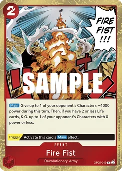 Fire Fist OP05-019 Awakening of the New Era