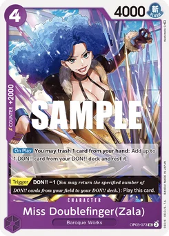 Miss Doublefinger(Zala) OP05-073 Awakening of the New Era