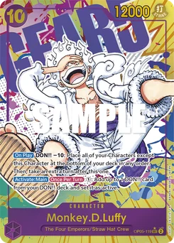 Monkey.D.Luffy OP05-119 P1 Awakening of the New Era