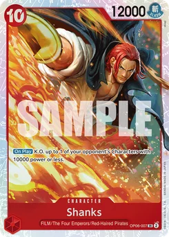 Shanks OP06-007 Wings of the Captain
