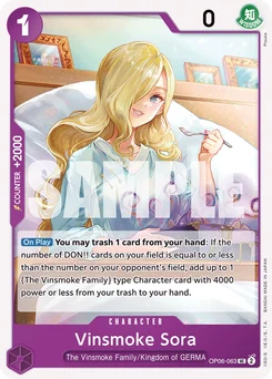 Vinsmoke Sora OP06-063 Wings of the Captain