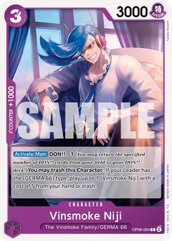 Vinsmoke Niji OP06-064 Wings of the Captain