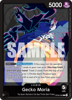 Gecko Moria OP06-080 Wings of the Captain