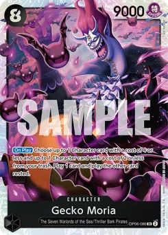 Gecko Moria OP06-086 Wings of the Captain