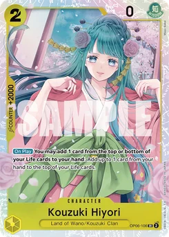 Kouzuki Hiyori OP06-106 Wings of the Captain