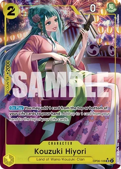 Kouzuki Hiyori OP06-106 P1 Wings of the Captain