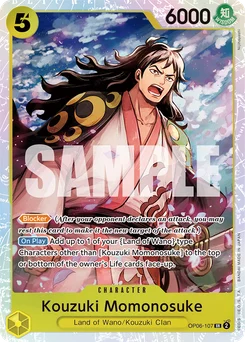 Kouzuki Momonosuke OP06-107 Wings of the Captain