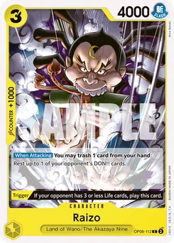 Raizo OP06-112 Wings of the Captain