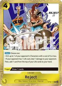 Reject OP06-116 Wings of the Captain