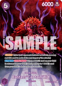 Eustass"Captain"Kid OP05-074 P3 500 Years In the Future