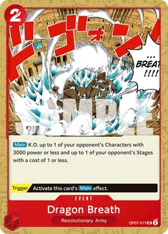 Dragon Breath OP07-017 500 Years In the Future