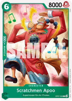 Scratchmen Apoo OP07-028 500 Years In the Future