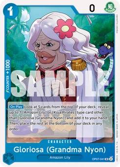 Gloriosa (Grandma Nyon) OP07-041 500 Years In the Future