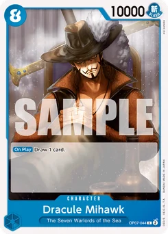 Dracule Mihawk OP07-044 500 Years In the Future