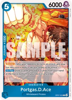 Portgas.D.Ace OP07-053 500 Years In the Future