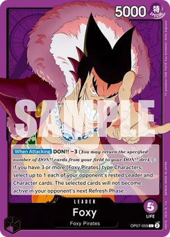 Foxy OP07-059 500 Years In the Future