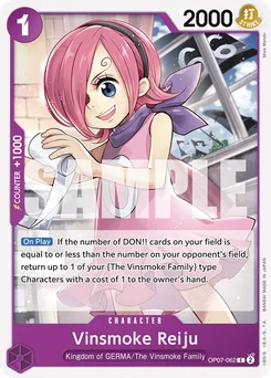 Vinsmoke Reiju OP07-062 500 Years In the Future