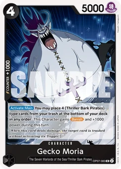 Gecko Moria OP07-083 500 Years In the Future