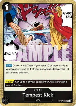 Tempest Kick OP07-096 500 Years In the Future
