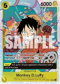 Monkey.D.Luffy OP07-109 500 Years In the Future