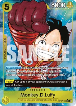 Monkey.D.Luffy OP07-109 P1 500 Years In the Future