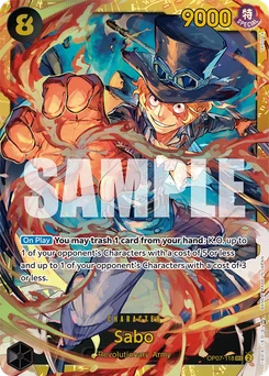 Sabo OP07-118 500 Years In the Future