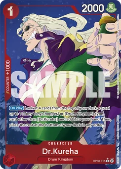 Dr.Kureha OP08-015 P1 Two Legends