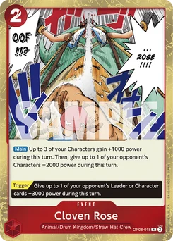Cloven Rose OP08-018 Two Legends