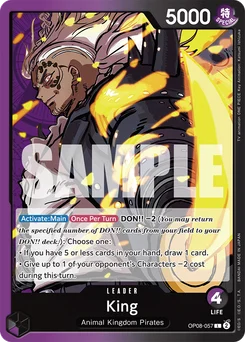 King OP08-057 Two Legends