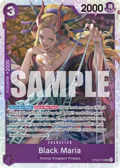 Black Maria OP08-074 Two Legends