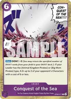 Conquest of the Sea OP08-077 Two Legends