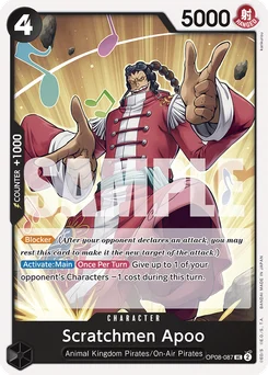 Scratchmen Apoo OP08-087 Two Legends