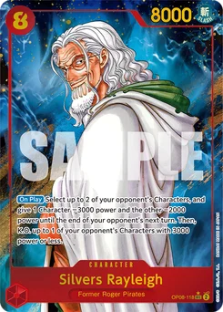 Silvers Rayleigh OP08-118 P1 Two Legends