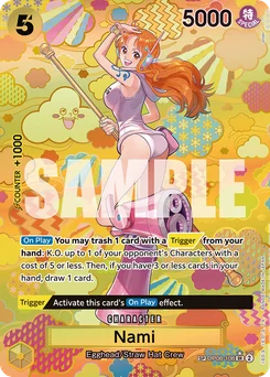 Nami OP08-106 P2 Emperors In the New World
