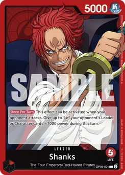 Shanks OP09-001 Emperors In the New World