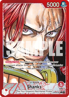 Shanks OP09-001 P1 Emperors In the New World