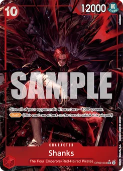 Shanks OP09-004 P1 Emperors In the New World