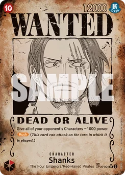 Shanks OP09-004 P3 Emperors In the New World