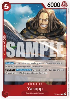 Yasopp OP09-013 Emperors In the New World