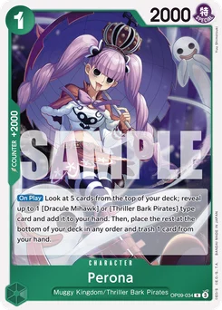 Perona OP09-034 Emperors In the New World