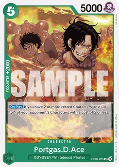Portgas.D.Ace OP09-035 Emperors In the New World