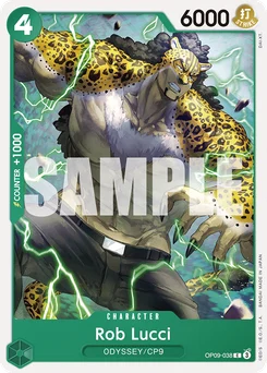 Rob Lucci OP09-038 Emperors In the New World