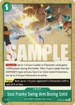 Soul Franky Swing Arm Boxing Solid OP09-041 Emperors In the New World