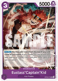 Eustass"Captain"Kid OP09-075 Emperors In the New World