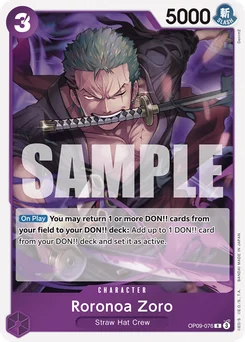 Roronoa Zoro OP09-076 Emperors In the New World